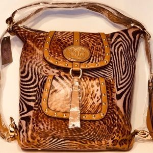 Sharif Animal Print Bag